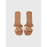 Armani Exchange Natikače s potpeticom 'TINA' boja pijeska / konjak | shoptok.hr