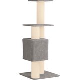  Mačje drvo s sisalnim postoljima za grebanje Svjetlosiva 137 cm | Eponuda.ba