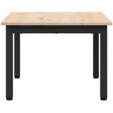  Kava Stol Prirodna 50 x 50 x 36 cm Čvrsto borovo drvo | shoptok.hr