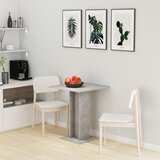 vidaXL Bistro mizica betonsko siva 60x60x75 cm iverna plošča Cene