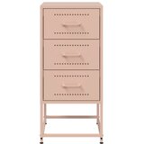  Noćni ormarići 2 kom ružičasti 36 x 39 x 78 cm čelični | Eponuda.com