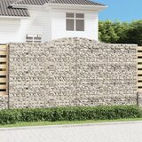  Lučne gabionske košare 6 kom 400x50x220/240cm pocinčano željezo | shoptok.hr
