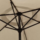  Vrtni suncobran s metalnom šipkom 300 cm bež | Eponuda.com