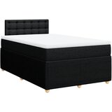  box spring s madracem crni 120 x 190 cm od tkanine | shoptok.hr