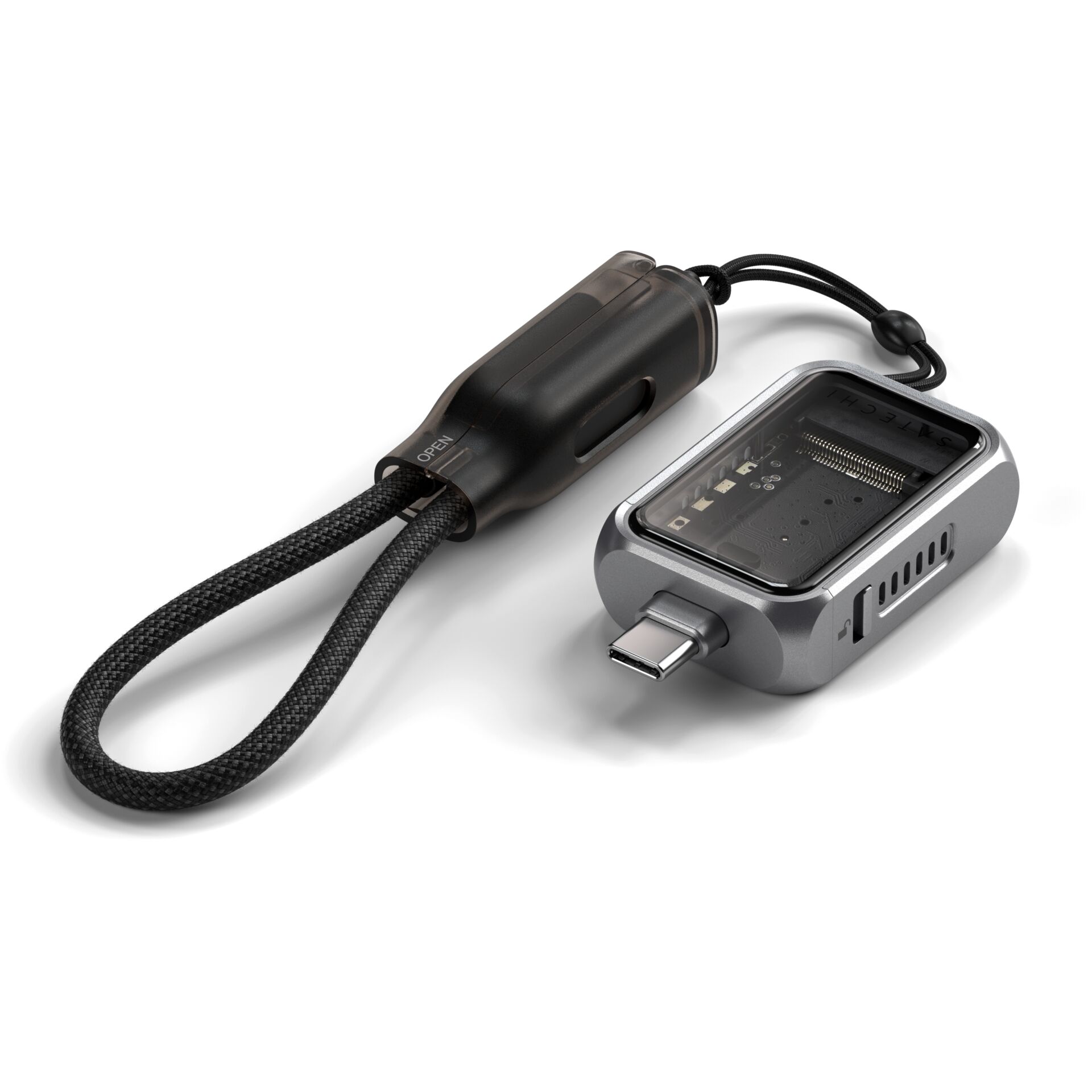 USB-C Mini NVMe SSD Enclosure space grey