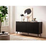 MID.YOU Komoda Sonoma, Črna | Shoptok.si