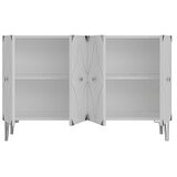 Hanah home konzola alfa 120 white silver | Eponuda.com