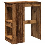  Barski stol s držačima boja staro drvo 90x47,5x103,5 cm drveni | shoptok.hr