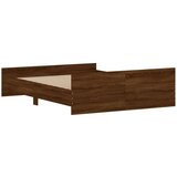  Kreveta s uzglavljem i podnožjem boja hrasta 150x200 cm | shoptok.hr