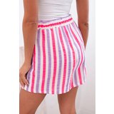 Kesi Włoski Women's Striped Cotton Shorts violet | Shoptok.si