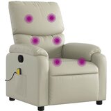 Maison Chic masažni stol - Relax naslanjač krem umetno usnje, (22061274) Cene