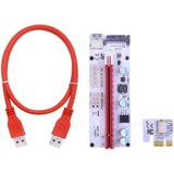  adapter USB Riser 6Pin 008S red Cene