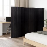 Sobna pregrada crna širina 400 cm visina 165 cm od bambusa | shoptok.hr