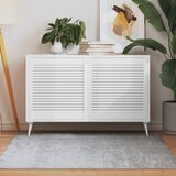  Vrata za ormarić rešetkasta 2 kom bijela 61,5x59,4 cm borovina | shoptok.hr