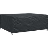 vidaXL Prevleka za zunanje pohištvo Črna 250 x 210 x 70 cm 210D | Shoptok.si