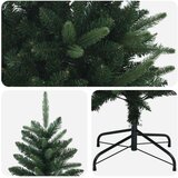 Artificial Hinged Christmas Tree 150 cm PE i PVC Zelena Slike