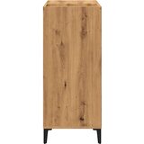 vidaXL Omarica za gramofonske plošče hrast 84,5x38x89cm inž. les | Shoptok.si