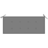  Klupa s jastukom 120 cm od bambusa | shoptok.hr