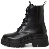 Tamaris Gležnarji z vezalkami črna | Shoptok.si
