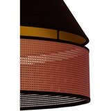  Duolla - Visilica na sajli COPPER SHINY 1xE27/15W/230V prečnik 60 cm crna/bakarna | Eponuda.com