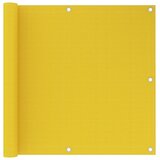 vidaXL Balkonski zastor žuti 90 x 600 cm HDPE Cijene