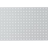RAU Stena z luknjami za delovne mize, svetlo siva RAL 7035, ŠxV 1500 x 450 mm | Shoptok.si
