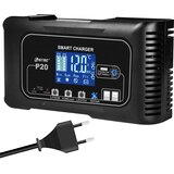 HTRC Pametni polnilec akumulatorjev, 12V/24V 20A visoka moč, vsestranska združljivost akumulatorjev, EU-vtič, (5000157683) | Shoptok.si