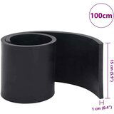 vidaXL Gumijasti rob za snežni plug črn 100x15x1 cm | Shoptok.si