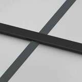 vidaXL Klizna vrata s priborom 76 x 205 cm od ESG stakla i aluminija | shoptok.hr