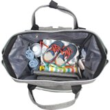Dooky torba za pelene Large, 45 x 30 x 12 cm - Grey Melange | shoptok.hr