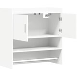  Polica na zidu Zidna montaža Bijela 80 x 36 x 80 cm | Shoptok.si