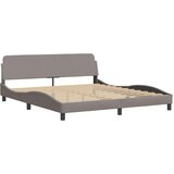  Posteljni okvir brez vzmetnice taupe 180x200 cm blago, (21829093) | Shoptok.si