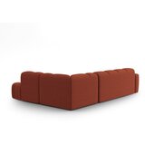 Micadoni Home opečnato oranžna kotna sedežna garnitura lisa | Shoptok.si
