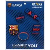 Crocs Priponke za otroške čevlje FC Barcelona 5-pack