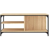  Stolić za kavu boja hrasta 100 x 50 x 45 cm konstruirano drvo | shoptok.hr