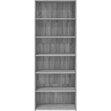 vidaXL Visoka omara siva sonoma 70x41x185 cm inženirski les | Shoptok.si