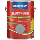 SWINGCOLOR Boja za zaštitu drveta (Siva, 2,5 l, Svilenkasti sjaj) Cijene