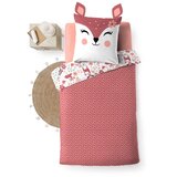 Douceur d intérieur Bijela/ružičasta pamučna dječja posteljina za krevet za jednu osobu 140x200 cm Bichette – | shoptok.hr