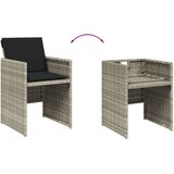  13-dijelni vrtni blagovaonski set s jastucima svijetlosivi | shoptok.hr