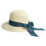 Art of Polo Woman's Hat cz24137-2 Ecru/Turquoise cene