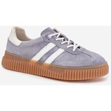 Boto Suede Women's Sneakers On Platform Blue Venera | shoptok.hr