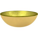 Maison Chic Umivalnik - Kopalna umivalnik - Lavabo kaljeno steklo 35x12 cm zlat, (21684593) Cene