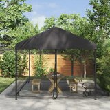  Mreža protiv komaraca za gazebo 220 mesh Crna 6 x 3 x 2 m | shoptok.hr