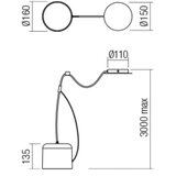  Redo 01-1823 - Visilica na sajli DODO 1xE27/15W/230V u obliku pauka, bela | Eponuda.com