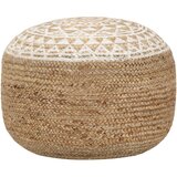vidaXL tabure ročno izdelan bel 45x30 cm juta Cene