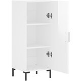  Komoda sjajna bijela 34,5 x 34 x 90 cm od konstruiranog drva | shoptok.hr