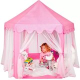 Kruzzel dječji šator dvorac ružičasti 135 x 135 x 140 cm | shoptok.hr