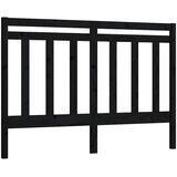  Uzglavlje za krevet crno 166 x 4 x 100 cm od masivne borovine | shoptok.hr