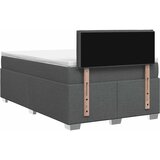  Boxspring krevet s madracem Tamnosiva 120 x 200 cm Tkanina | shoptok.hr