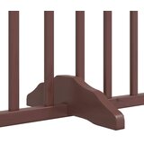  Vrata za pse s vratašcima 8 panela sklopiva 640 cm drvo topole | shoptok.hr